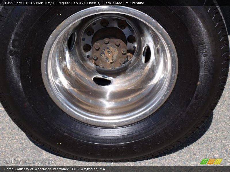 Black / Medium Graphite 1999 Ford F350 Super Duty XL Regular Cab 4x4 Chassis