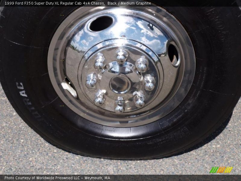 Black / Medium Graphite 1999 Ford F350 Super Duty XL Regular Cab 4x4 Chassis