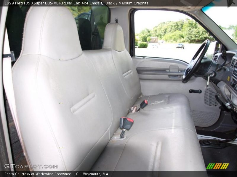 Black / Medium Graphite 1999 Ford F350 Super Duty XL Regular Cab 4x4 Chassis