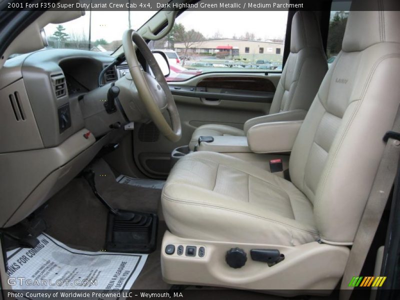  2001 F350 Super Duty Lariat Crew Cab 4x4 Medium Parchment Interior