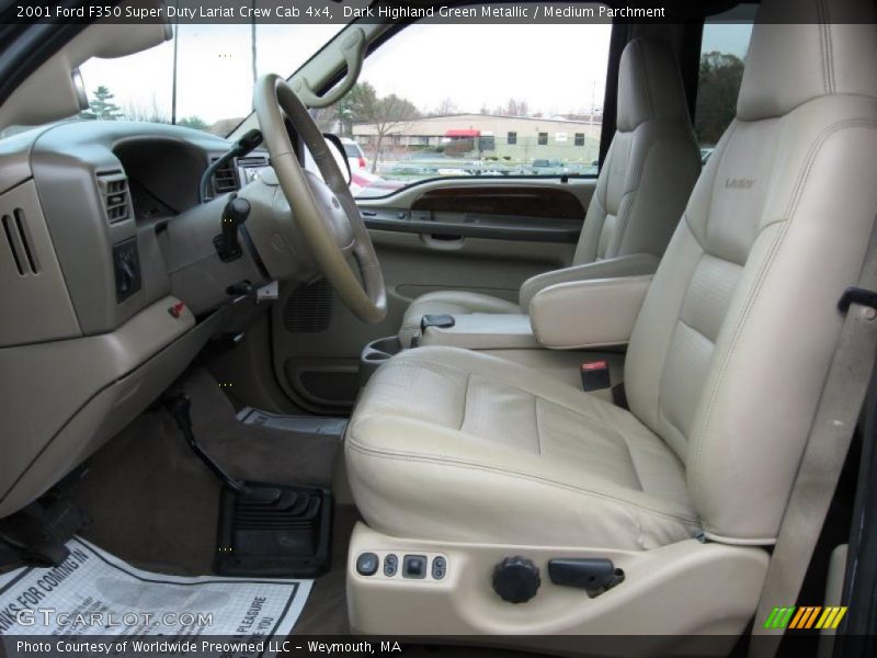  2001 F350 Super Duty Lariat Crew Cab 4x4 Medium Parchment Interior