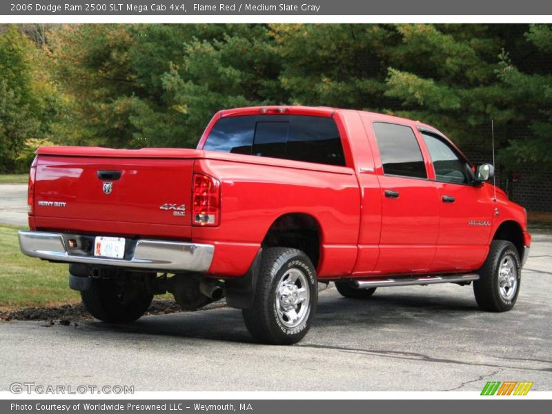 Flame Red / Medium Slate Gray 2006 Dodge Ram 2500 SLT Mega Cab 4x4
