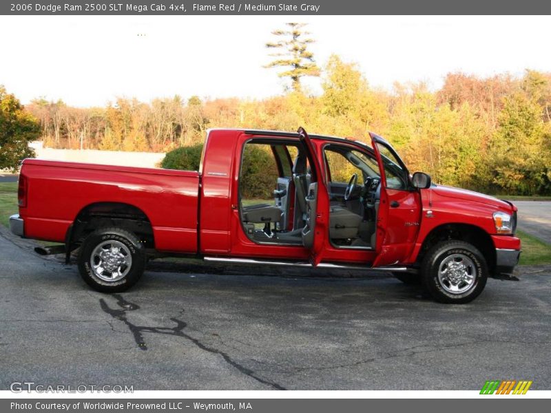 Flame Red / Medium Slate Gray 2006 Dodge Ram 2500 SLT Mega Cab 4x4