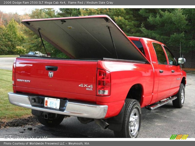 Flame Red / Medium Slate Gray 2006 Dodge Ram 2500 SLT Mega Cab 4x4