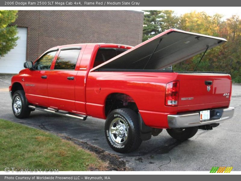 Flame Red / Medium Slate Gray 2006 Dodge Ram 2500 SLT Mega Cab 4x4