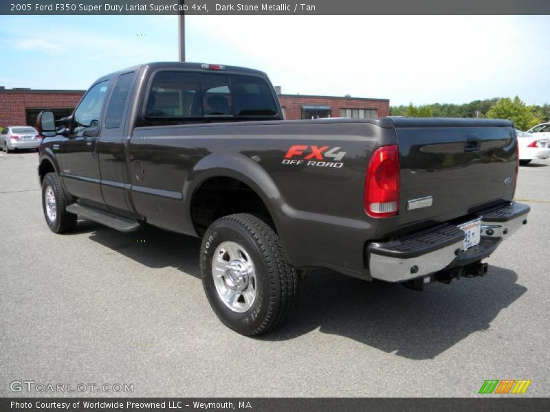 Dark Stone Metallic / Tan 2005 Ford F350 Super Duty Lariat SuperCab 4x4