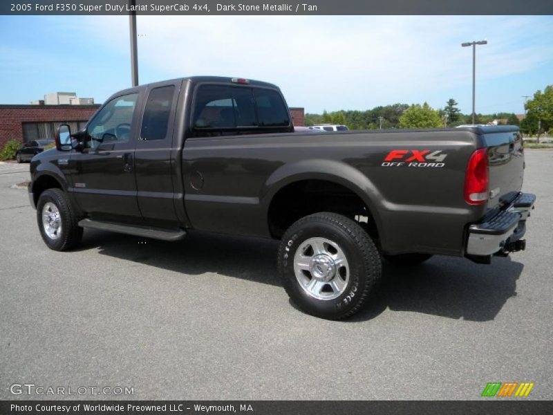 Dark Stone Metallic / Tan 2005 Ford F350 Super Duty Lariat SuperCab 4x4