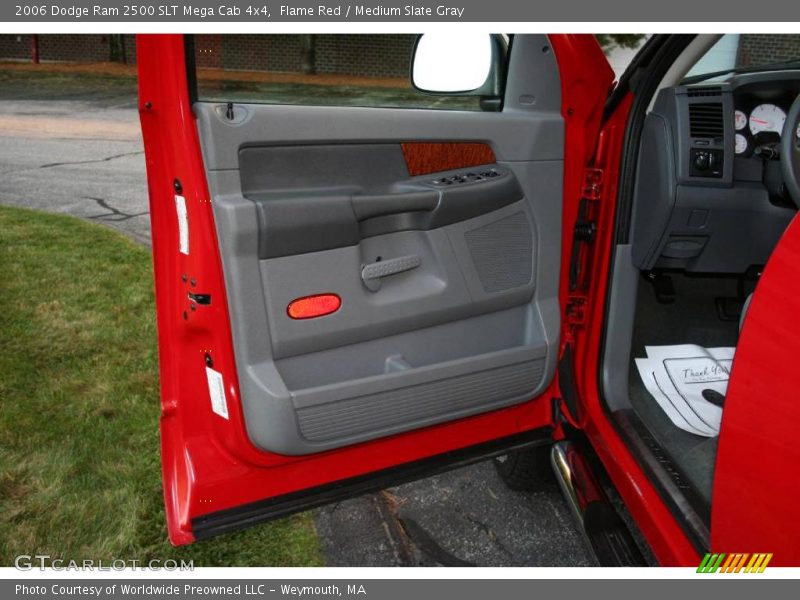 Flame Red / Medium Slate Gray 2006 Dodge Ram 2500 SLT Mega Cab 4x4