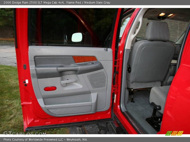 Flame Red / Medium Slate Gray 2006 Dodge Ram 2500 SLT Mega Cab 4x4