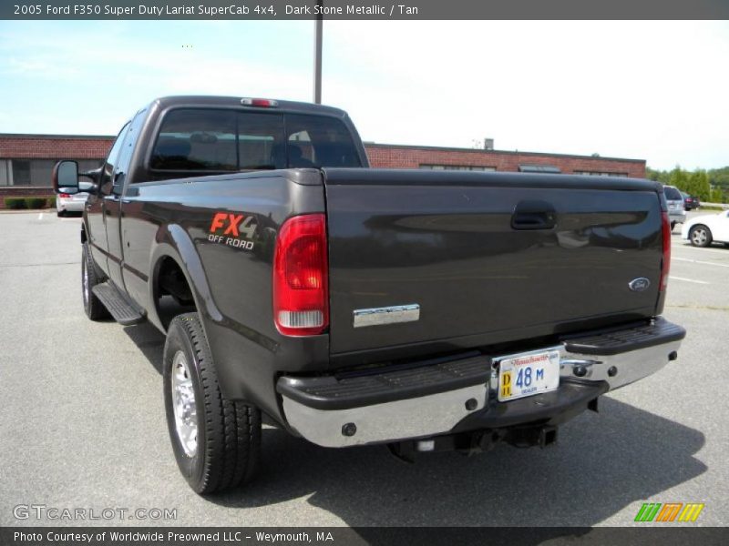 Dark Stone Metallic / Tan 2005 Ford F350 Super Duty Lariat SuperCab 4x4