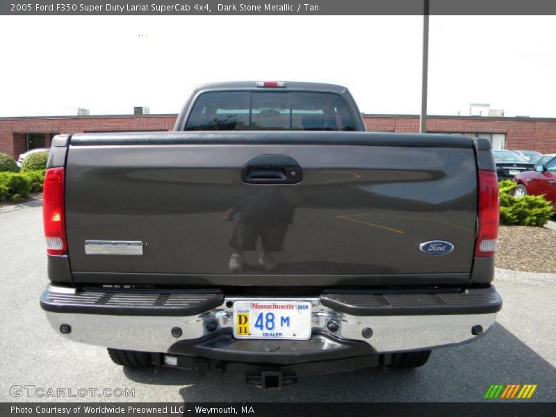 Dark Stone Metallic / Tan 2005 Ford F350 Super Duty Lariat SuperCab 4x4