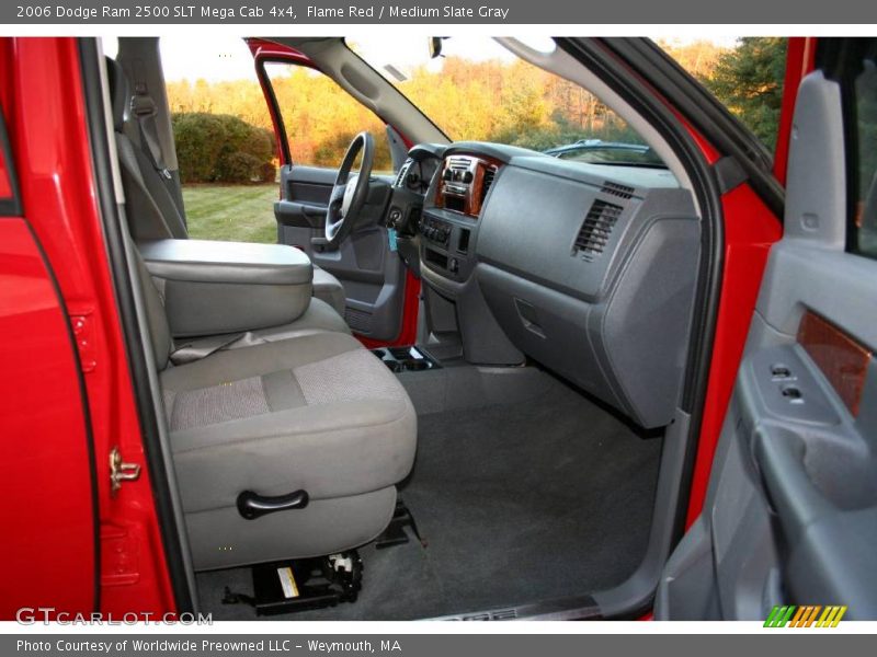 Flame Red / Medium Slate Gray 2006 Dodge Ram 2500 SLT Mega Cab 4x4