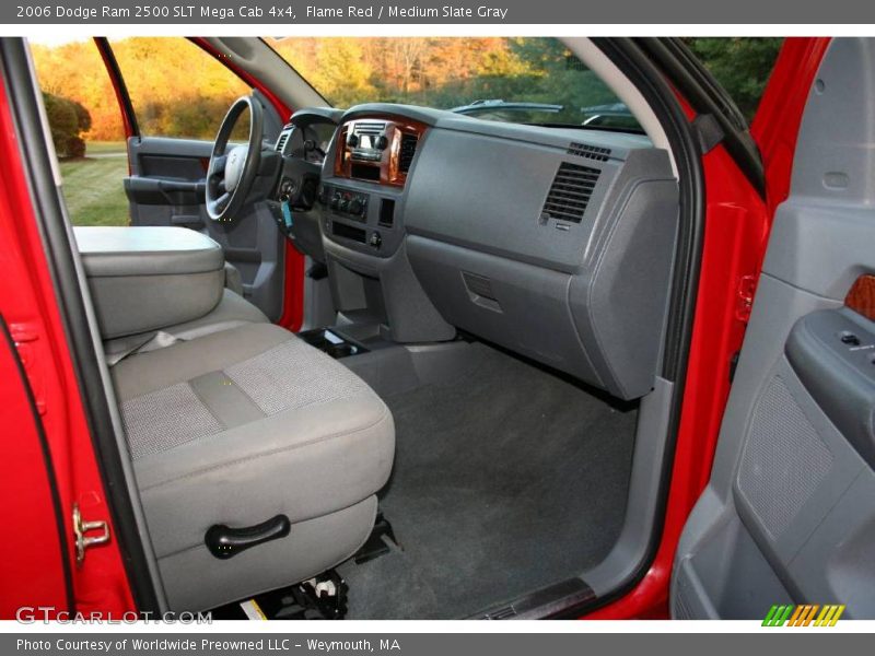 Flame Red / Medium Slate Gray 2006 Dodge Ram 2500 SLT Mega Cab 4x4