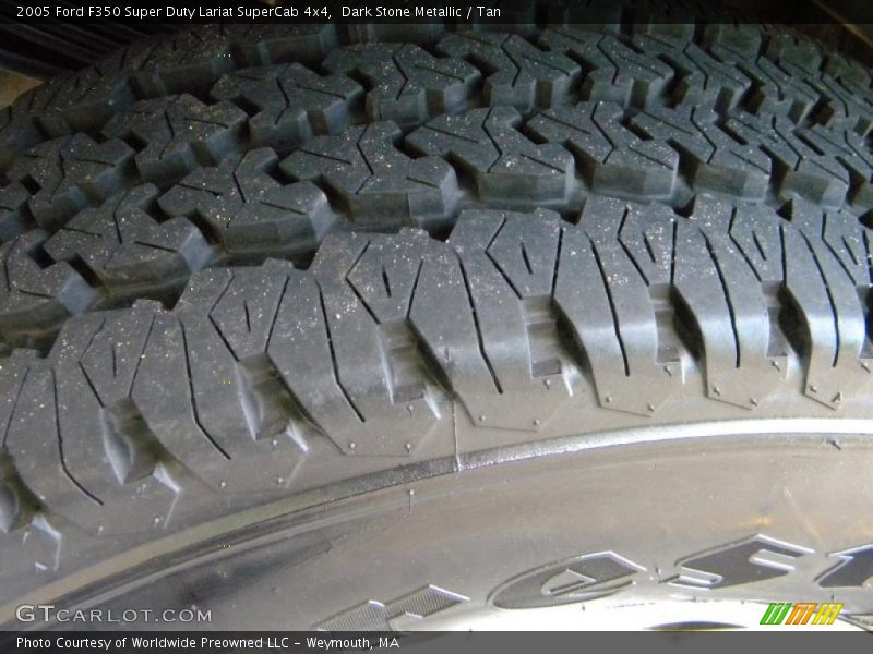 Dark Stone Metallic / Tan 2005 Ford F350 Super Duty Lariat SuperCab 4x4