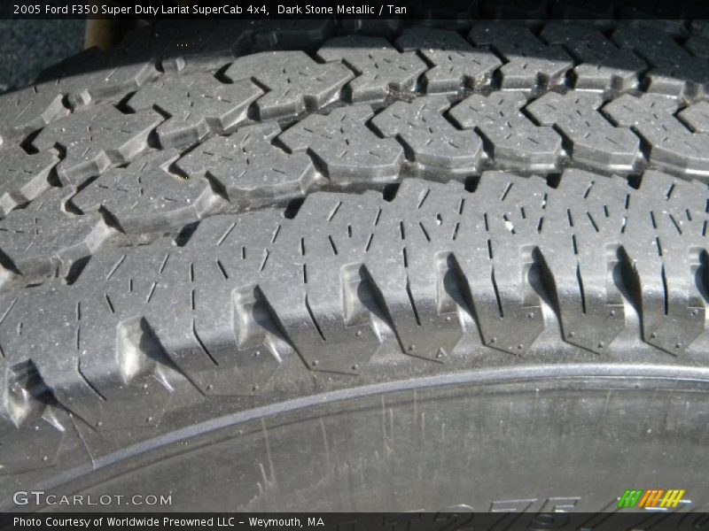 Dark Stone Metallic / Tan 2005 Ford F350 Super Duty Lariat SuperCab 4x4