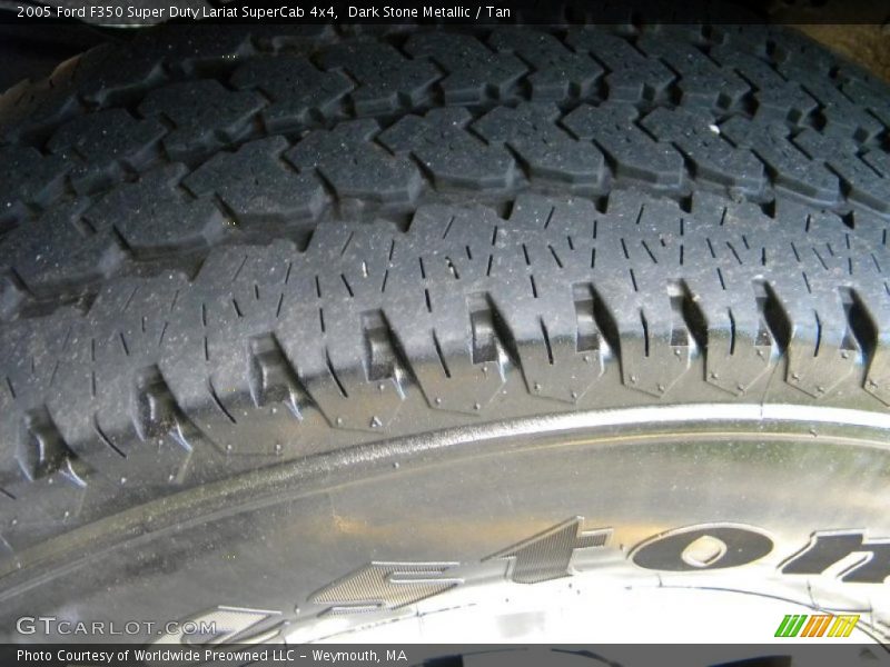 Dark Stone Metallic / Tan 2005 Ford F350 Super Duty Lariat SuperCab 4x4