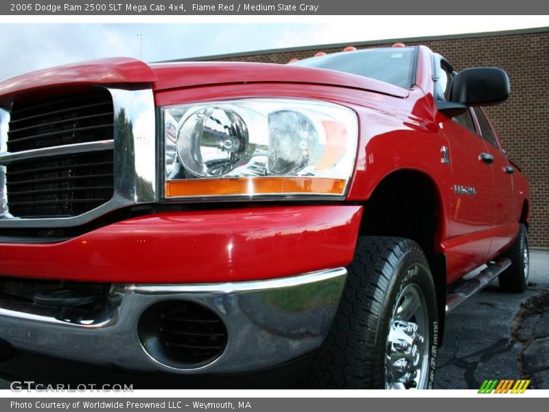 Flame Red / Medium Slate Gray 2006 Dodge Ram 2500 SLT Mega Cab 4x4