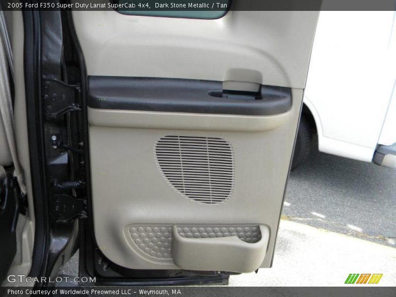 Dark Stone Metallic / Tan 2005 Ford F350 Super Duty Lariat SuperCab 4x4