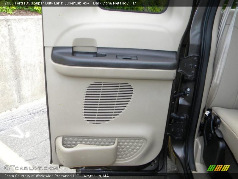 Dark Stone Metallic / Tan 2005 Ford F350 Super Duty Lariat SuperCab 4x4
