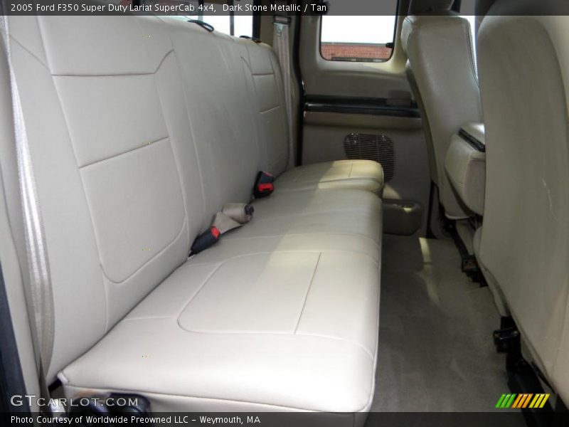 Dark Stone Metallic / Tan 2005 Ford F350 Super Duty Lariat SuperCab 4x4