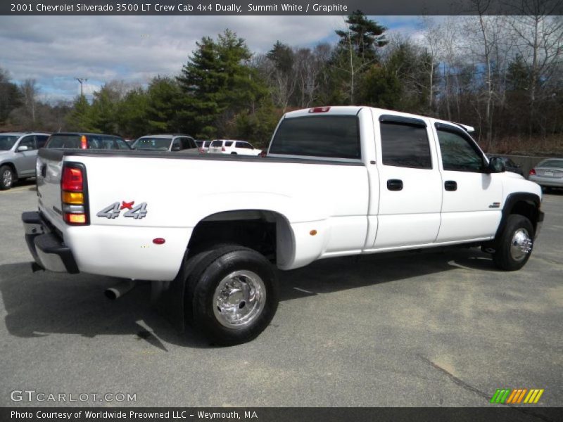  2001 Silverado 3500 LT Crew Cab 4x4 Dually Summit White