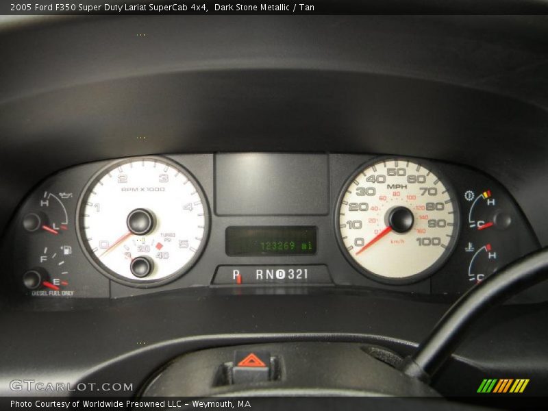  2005 F350 Super Duty Lariat SuperCab 4x4 Lariat SuperCab 4x4 Gauges