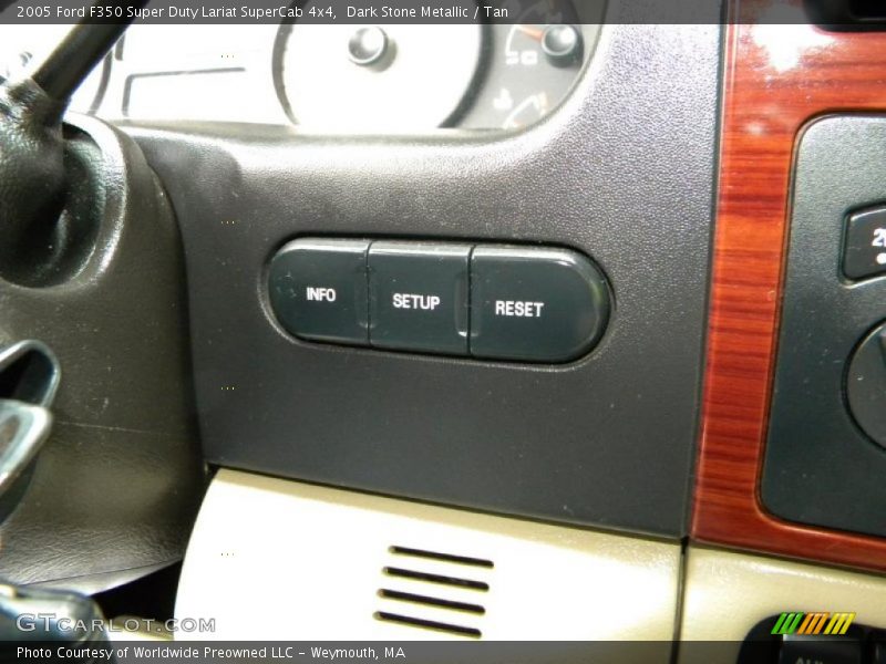 Dark Stone Metallic / Tan 2005 Ford F350 Super Duty Lariat SuperCab 4x4