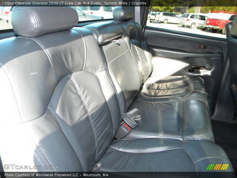  2001 Silverado 3500 LT Crew Cab 4x4 Dually Graphite Interior
