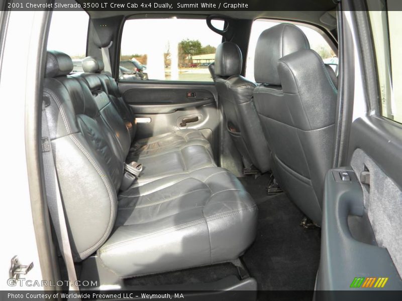  2001 Silverado 3500 LT Crew Cab 4x4 Dually Graphite Interior