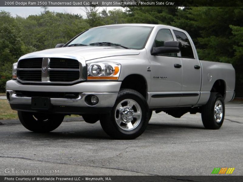 Bright Silver Metallic / Medium Slate Gray 2006 Dodge Ram 2500 Thunderroad Quad Cab 4x4