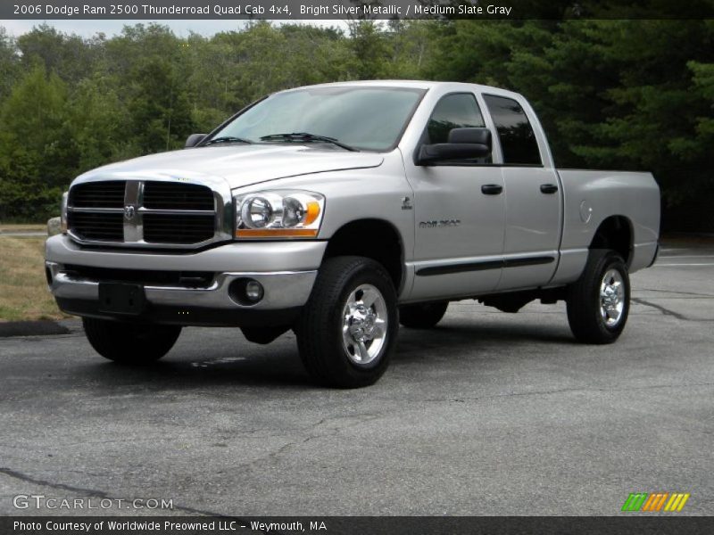 Bright Silver Metallic / Medium Slate Gray 2006 Dodge Ram 2500 Thunderroad Quad Cab 4x4