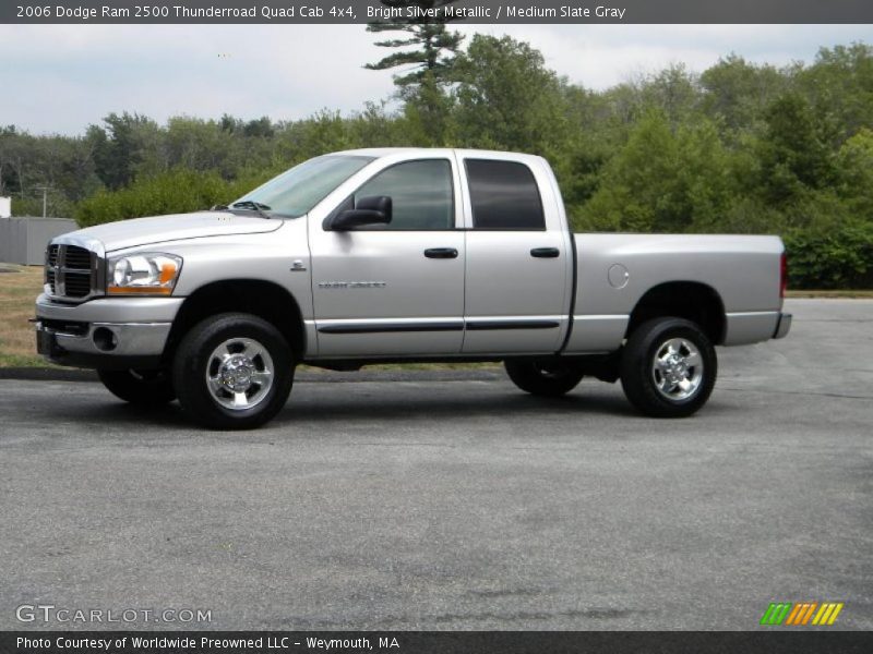 Bright Silver Metallic / Medium Slate Gray 2006 Dodge Ram 2500 Thunderroad Quad Cab 4x4
