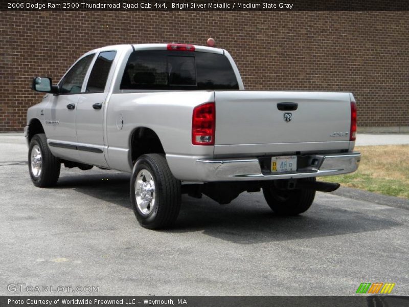 Bright Silver Metallic / Medium Slate Gray 2006 Dodge Ram 2500 Thunderroad Quad Cab 4x4