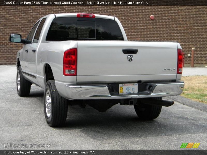 Bright Silver Metallic / Medium Slate Gray 2006 Dodge Ram 2500 Thunderroad Quad Cab 4x4