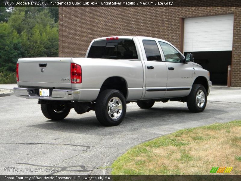 Bright Silver Metallic / Medium Slate Gray 2006 Dodge Ram 2500 Thunderroad Quad Cab 4x4