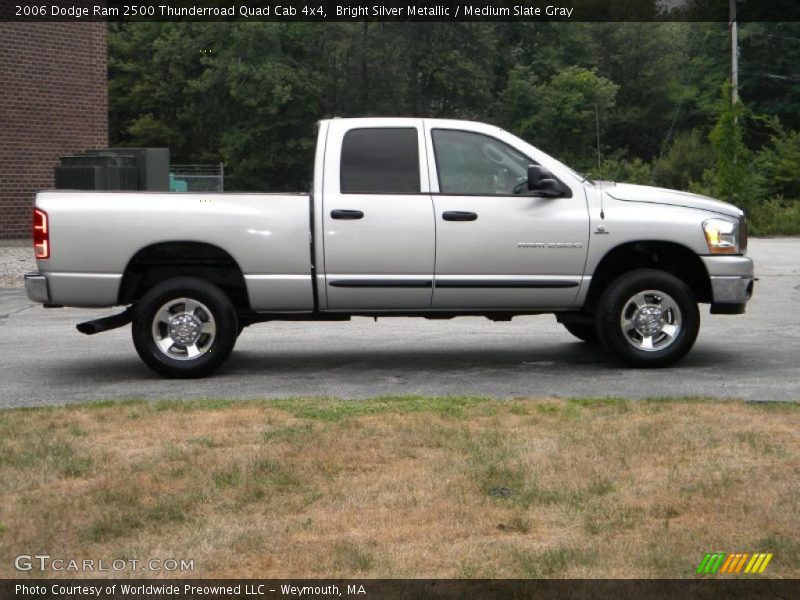 Bright Silver Metallic / Medium Slate Gray 2006 Dodge Ram 2500 Thunderroad Quad Cab 4x4