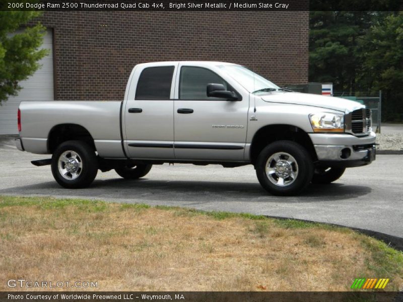 Bright Silver Metallic / Medium Slate Gray 2006 Dodge Ram 2500 Thunderroad Quad Cab 4x4