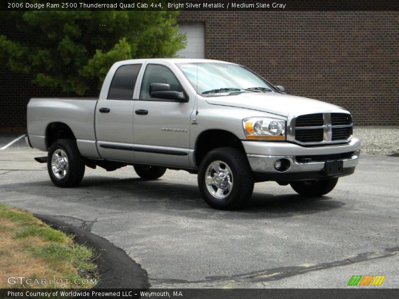 Bright Silver Metallic / Medium Slate Gray 2006 Dodge Ram 2500 Thunderroad Quad Cab 4x4