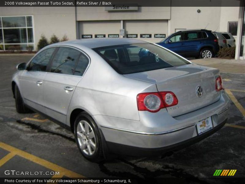 Reflex Silver / Black 2008 Volkswagen Passat Turbo Sedan