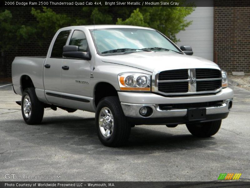 Bright Silver Metallic / Medium Slate Gray 2006 Dodge Ram 2500 Thunderroad Quad Cab 4x4