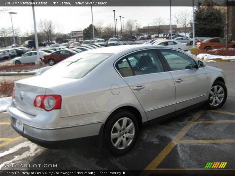 Reflex Silver / Black 2008 Volkswagen Passat Turbo Sedan