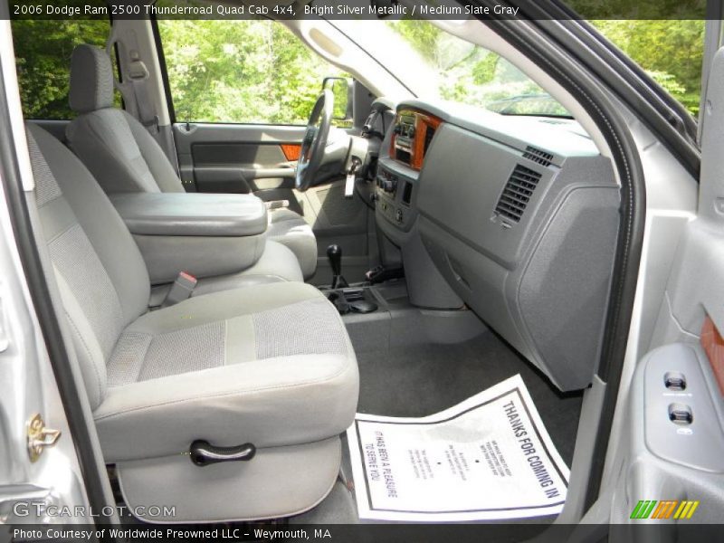 Bright Silver Metallic / Medium Slate Gray 2006 Dodge Ram 2500 Thunderroad Quad Cab 4x4