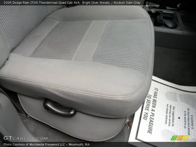 Bright Silver Metallic / Medium Slate Gray 2006 Dodge Ram 2500 Thunderroad Quad Cab 4x4