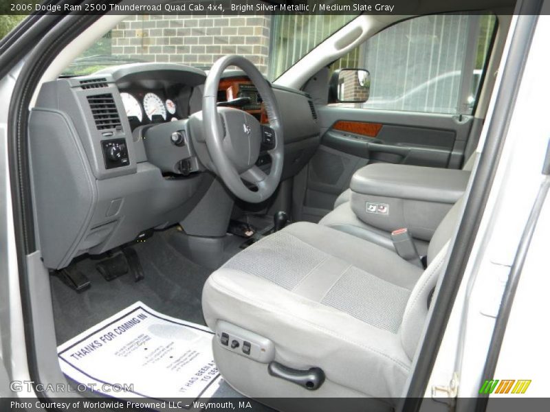 Bright Silver Metallic / Medium Slate Gray 2006 Dodge Ram 2500 Thunderroad Quad Cab 4x4