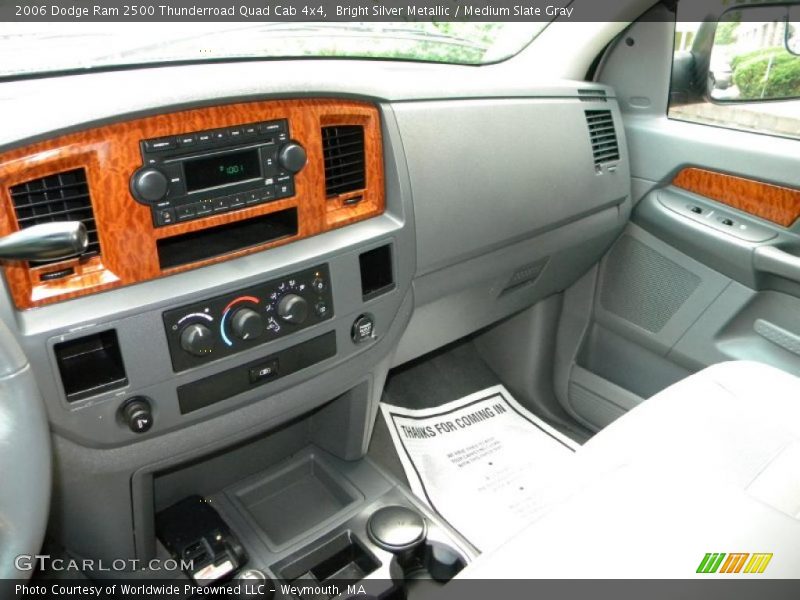 Bright Silver Metallic / Medium Slate Gray 2006 Dodge Ram 2500 Thunderroad Quad Cab 4x4