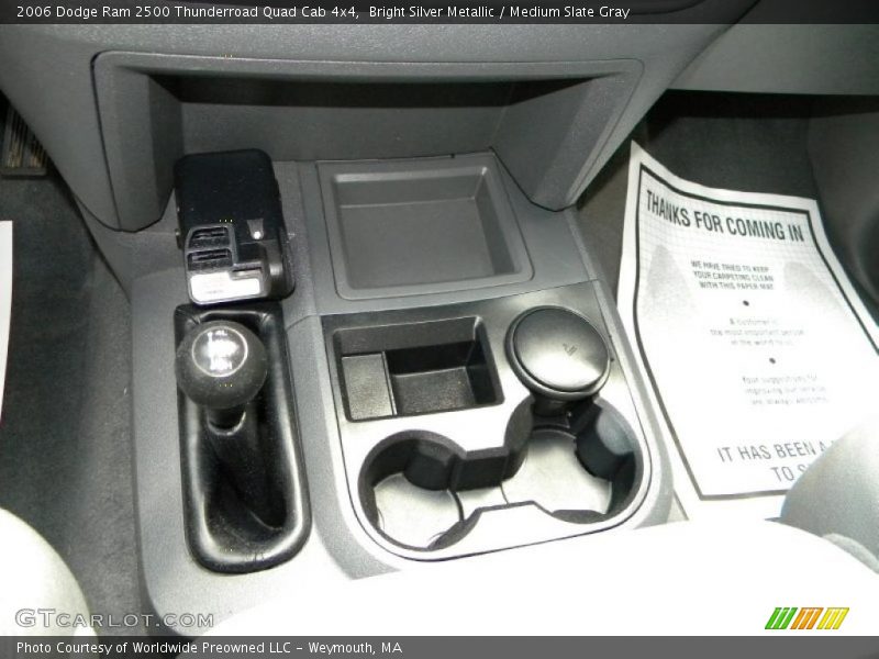 Bright Silver Metallic / Medium Slate Gray 2006 Dodge Ram 2500 Thunderroad Quad Cab 4x4
