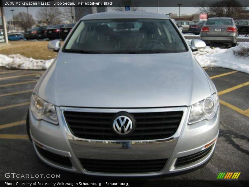 Reflex Silver / Black 2008 Volkswagen Passat Turbo Sedan