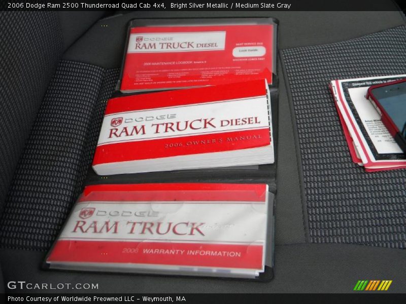 Bright Silver Metallic / Medium Slate Gray 2006 Dodge Ram 2500 Thunderroad Quad Cab 4x4