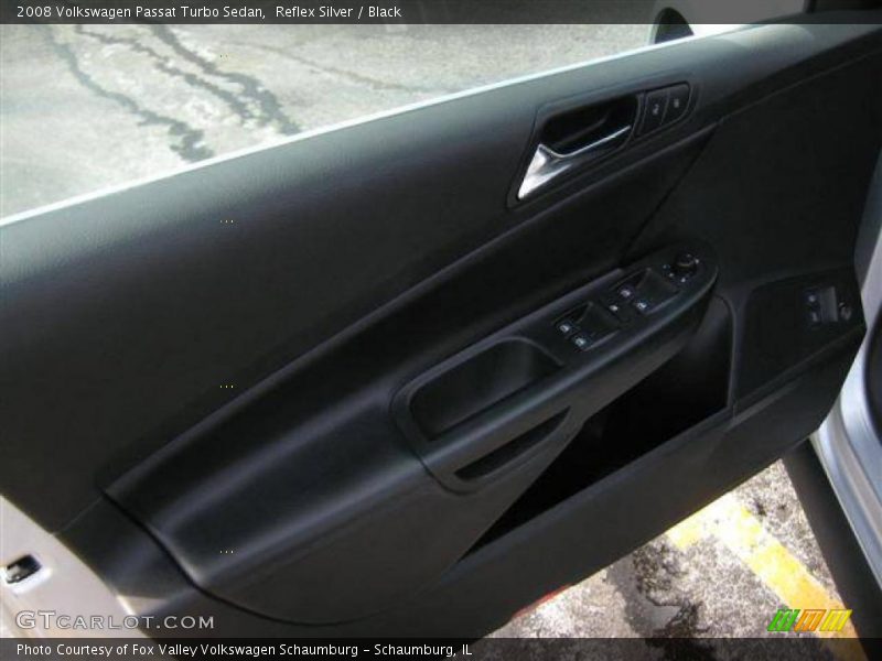 Reflex Silver / Black 2008 Volkswagen Passat Turbo Sedan
