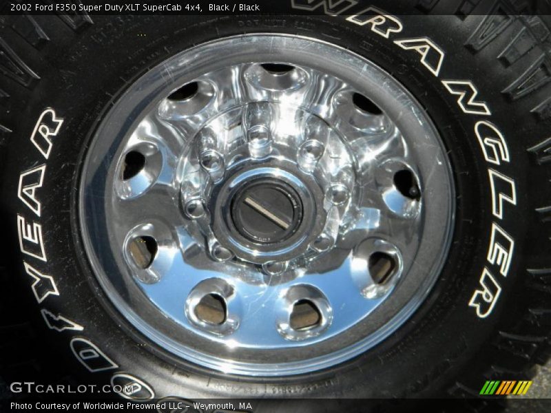 Black / Black 2002 Ford F350 Super Duty XLT SuperCab 4x4